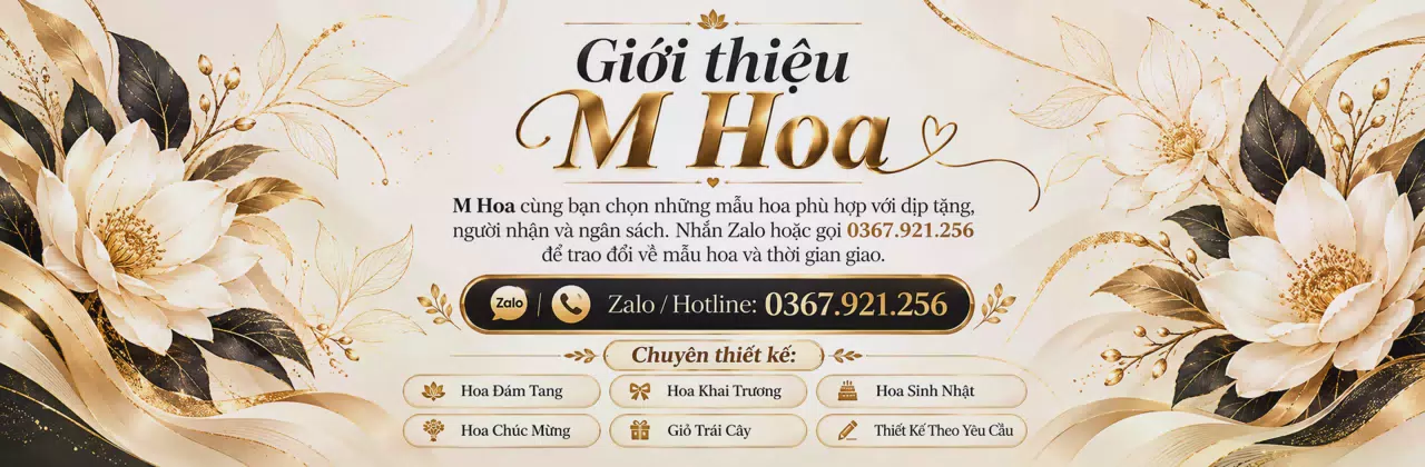 Ảnh bìa Shop hoa tươi Phường Tân Mai Nghệ An - Thêm sắc hoa cho ngày vui